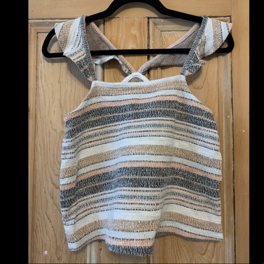 MADEWELL bohemian striped tank top